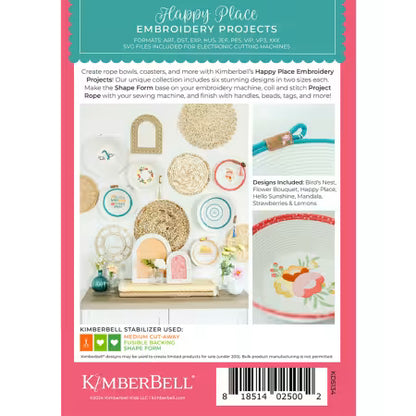 Happy Place Embroidery Kimberbell - KD5134