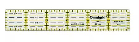 Omnigrid Ruler 1in x 6in