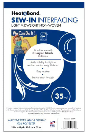 HeatnBond Sew-In Interfacing  - Q2470