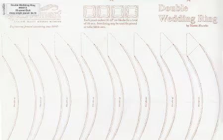 Double Wedding Ring 25 Panel Bolt - qs65012D