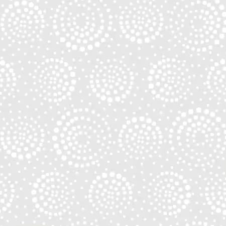 Circle Dots White on White - RA134886-W
