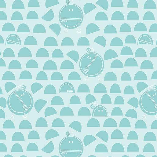 Robo Boogie - Round Light Turquoise - 16202-82