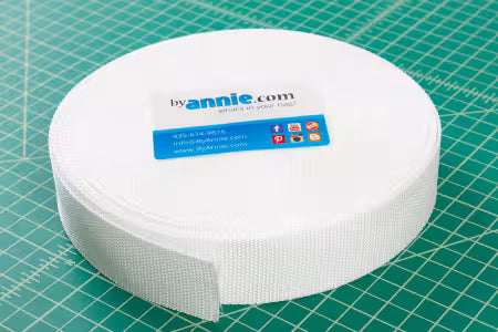 White Polypro Strapping 1.5"