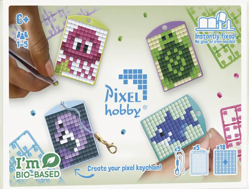 Pixel Keychain 5 Pack - Sea Creatures 23904