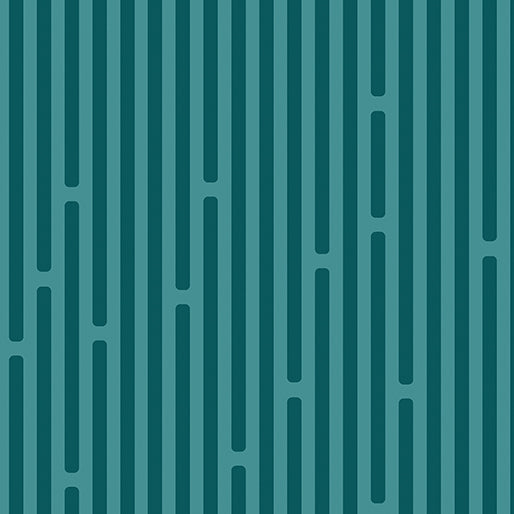 Robo Boogie - Stripy Med Teal - 16203-84