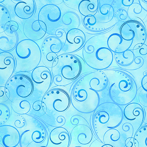 Swirling Splendor Blue