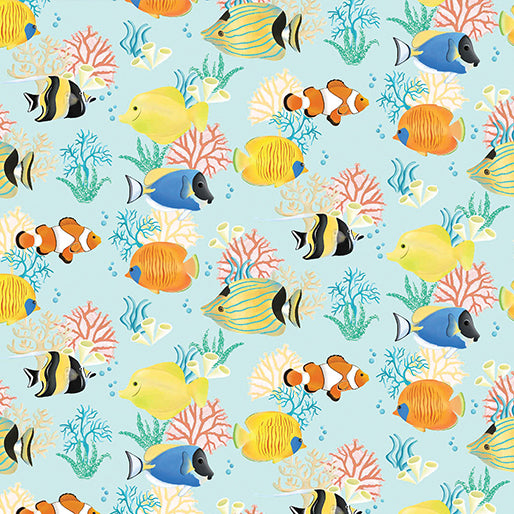 Santas Vacation Tropical Fish Aqua - 1459880