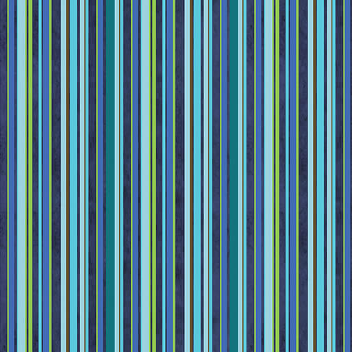 Under The Sea Cabana Stripe Turquoise 16531-83