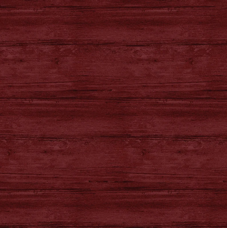 Wood Texture Flannel 108" - Red - 7709WF-16