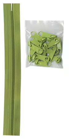 Zippers by the Yard - Apple Green ZIPYD-200