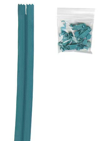 Zippers by the Yard - Emerald ZIPYD-204