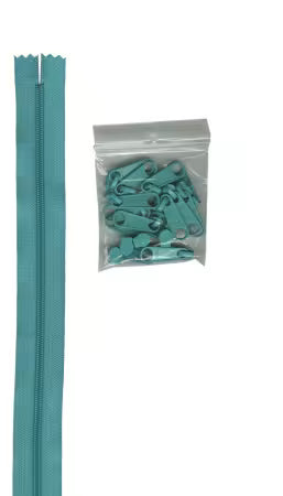 Zippers by the Yard - Turquoise ZIPYD-212