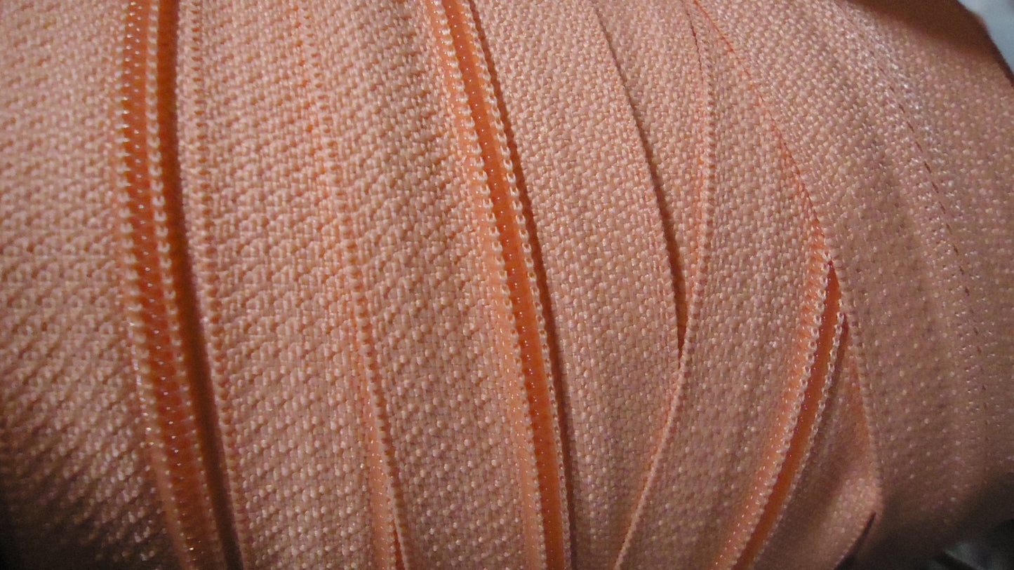 Zipper Tape - Pam Damour - Coral - ENR/SG-Coral